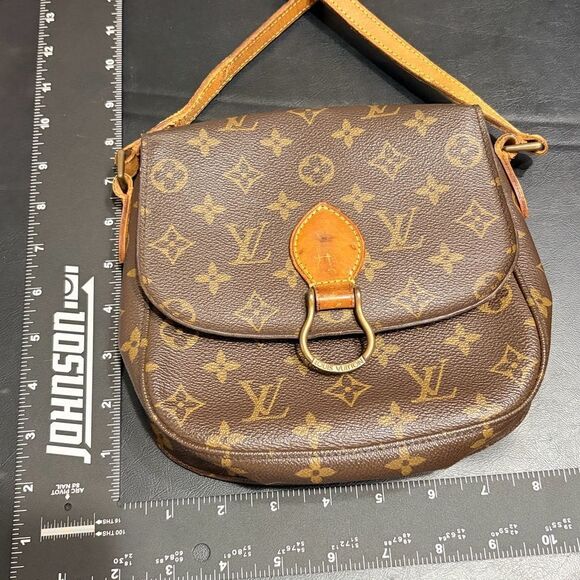 Louis Vuitton St Cloud Vintage Brown Monogram Crossbody Bag Authentic - Picture 10 of 10